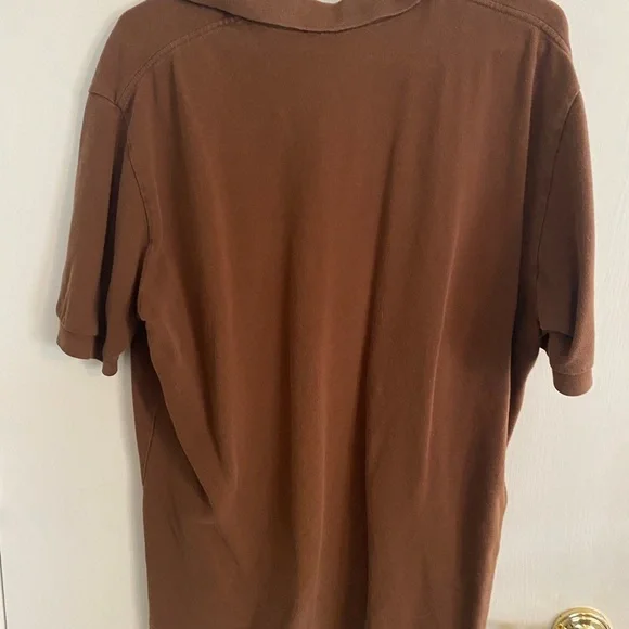 Polo by Ralph Lauren Men's Brown Polo Shirt - Picture 2 of 4